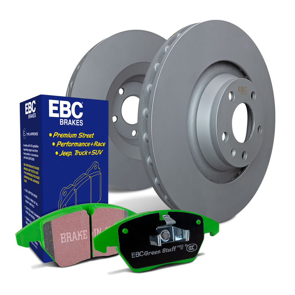 EBC S14 Kits Greenstuff Sport Pad and RK Rotors SUV Version of S11