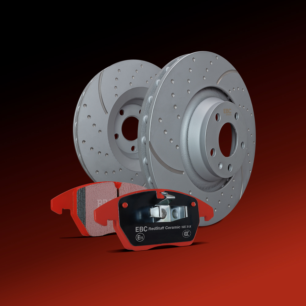 EBC Red Stuff Ceramic/Kevlar Fiber Front Brake Pads, 2005 5.7L Magnum/Charger/300C DP31724C - View #4