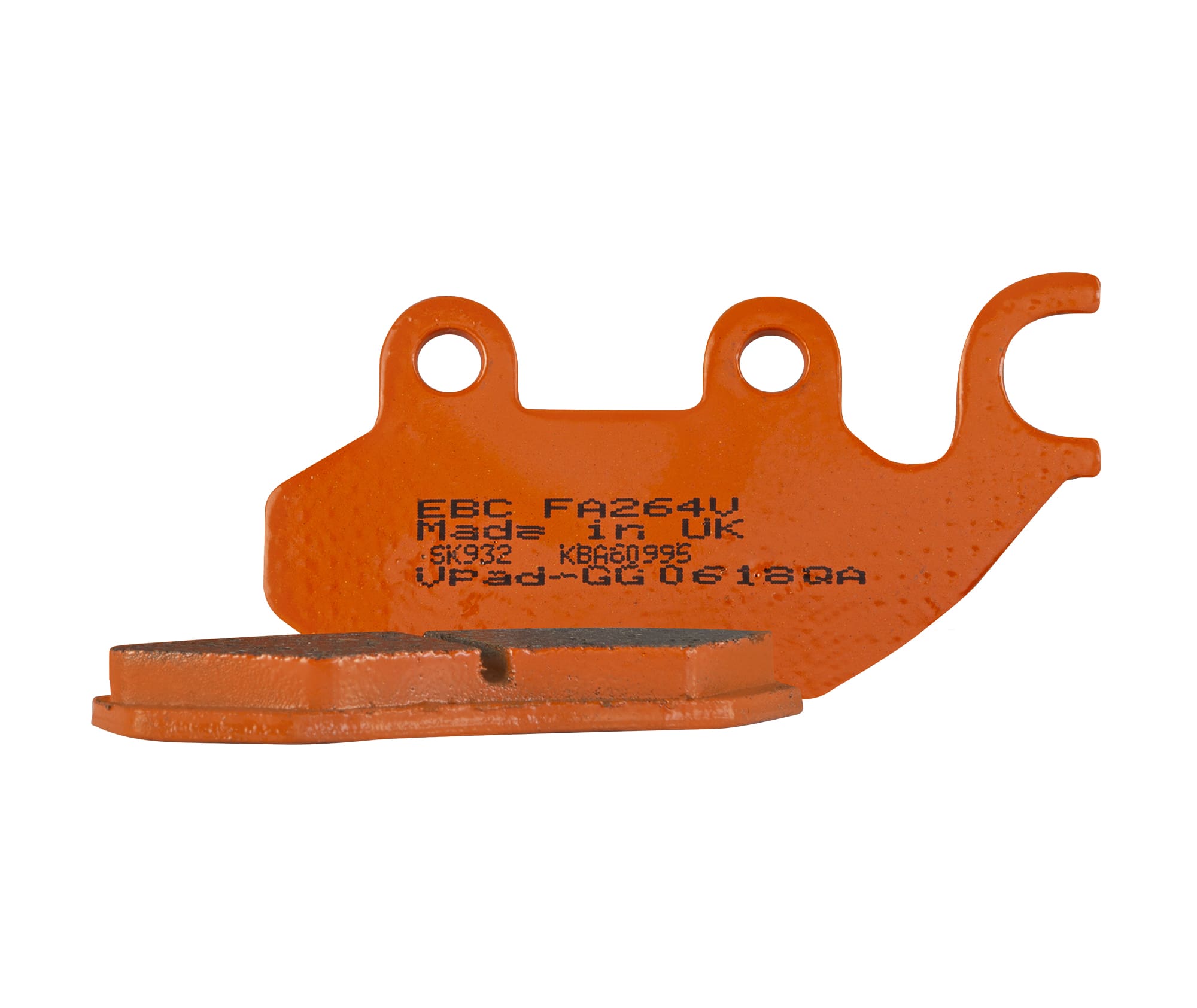orange brake pad