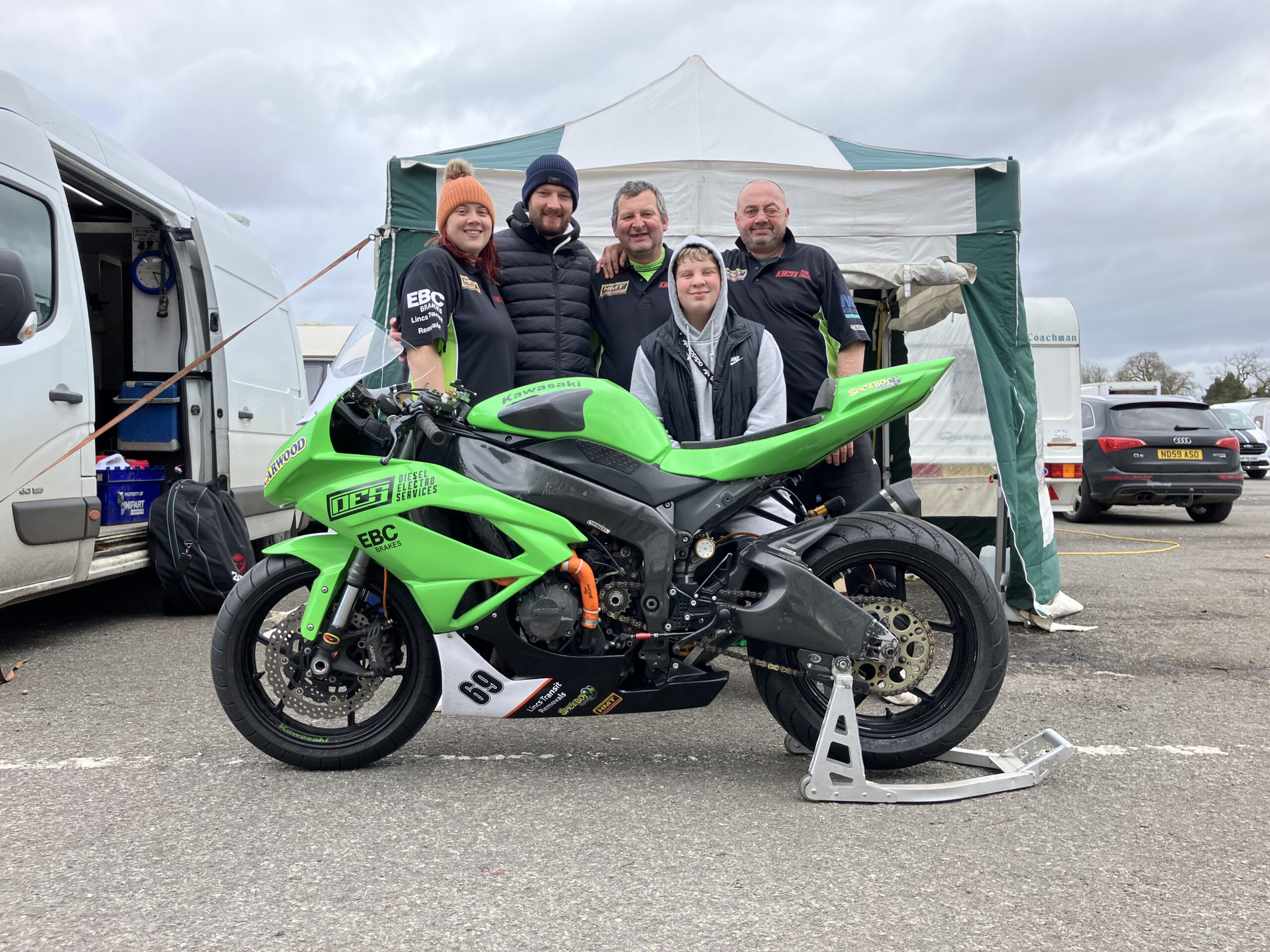 EBC-Equipped NGRRC Racer Neville Otter Completes First 2024 Round at Oulton Park