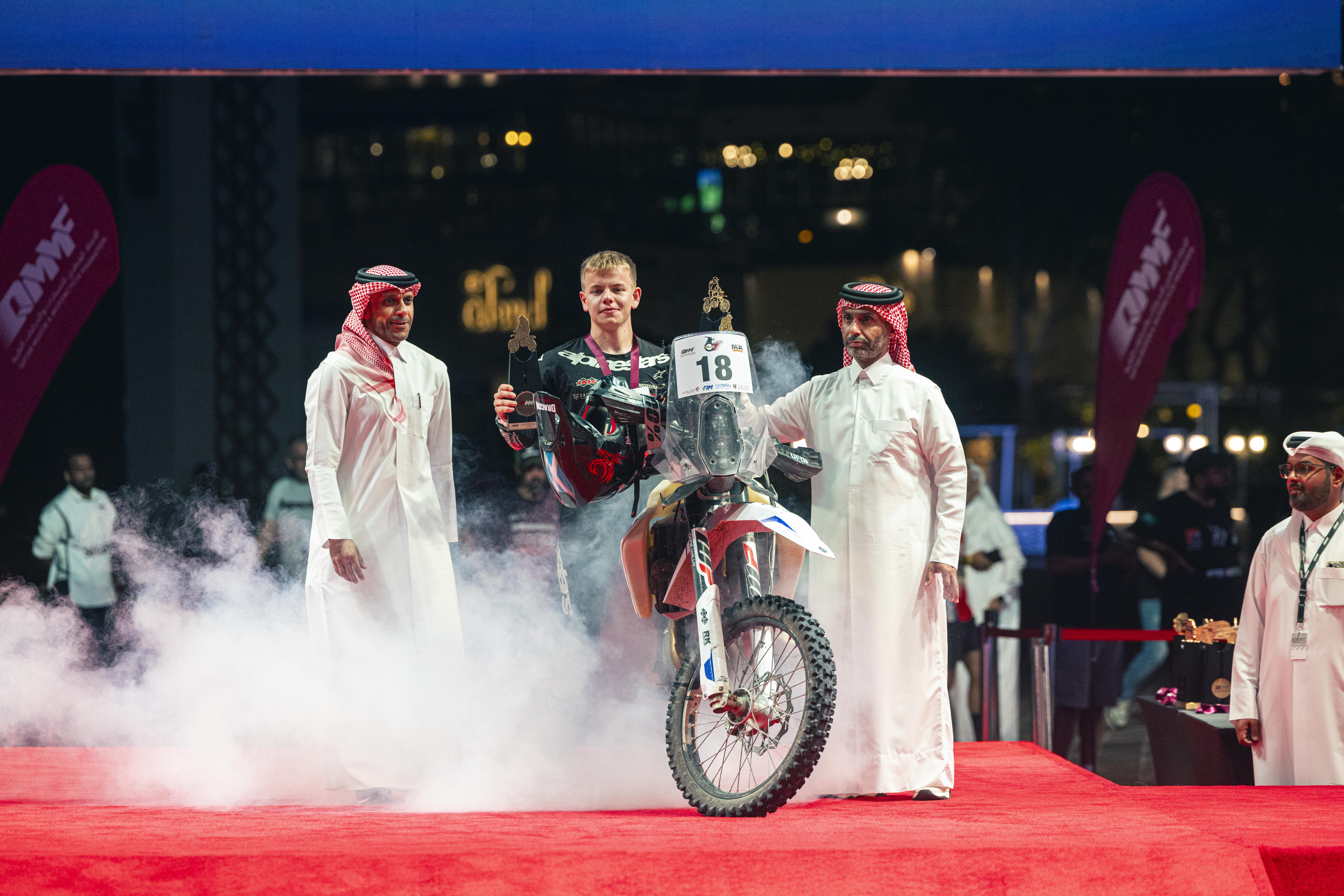 EBC-Equipped McInnes Earns Podium Finish at Qatar International Baja Motocross