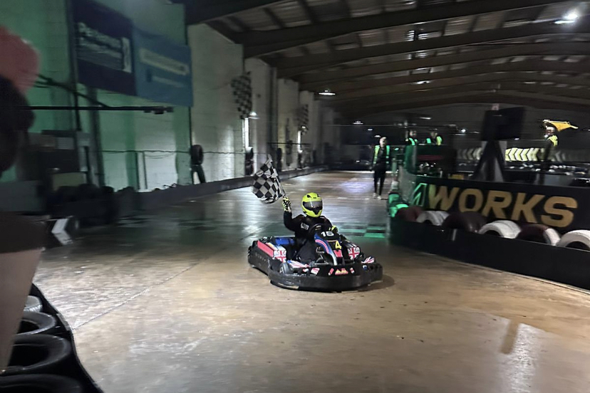 EBC Brakes Staff Gear Up for Charity Karting Challenge