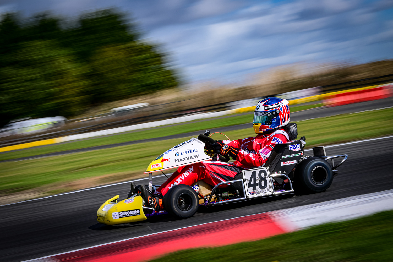 Top-10 British Championship Finish for EBC-Equipped Kart Racer