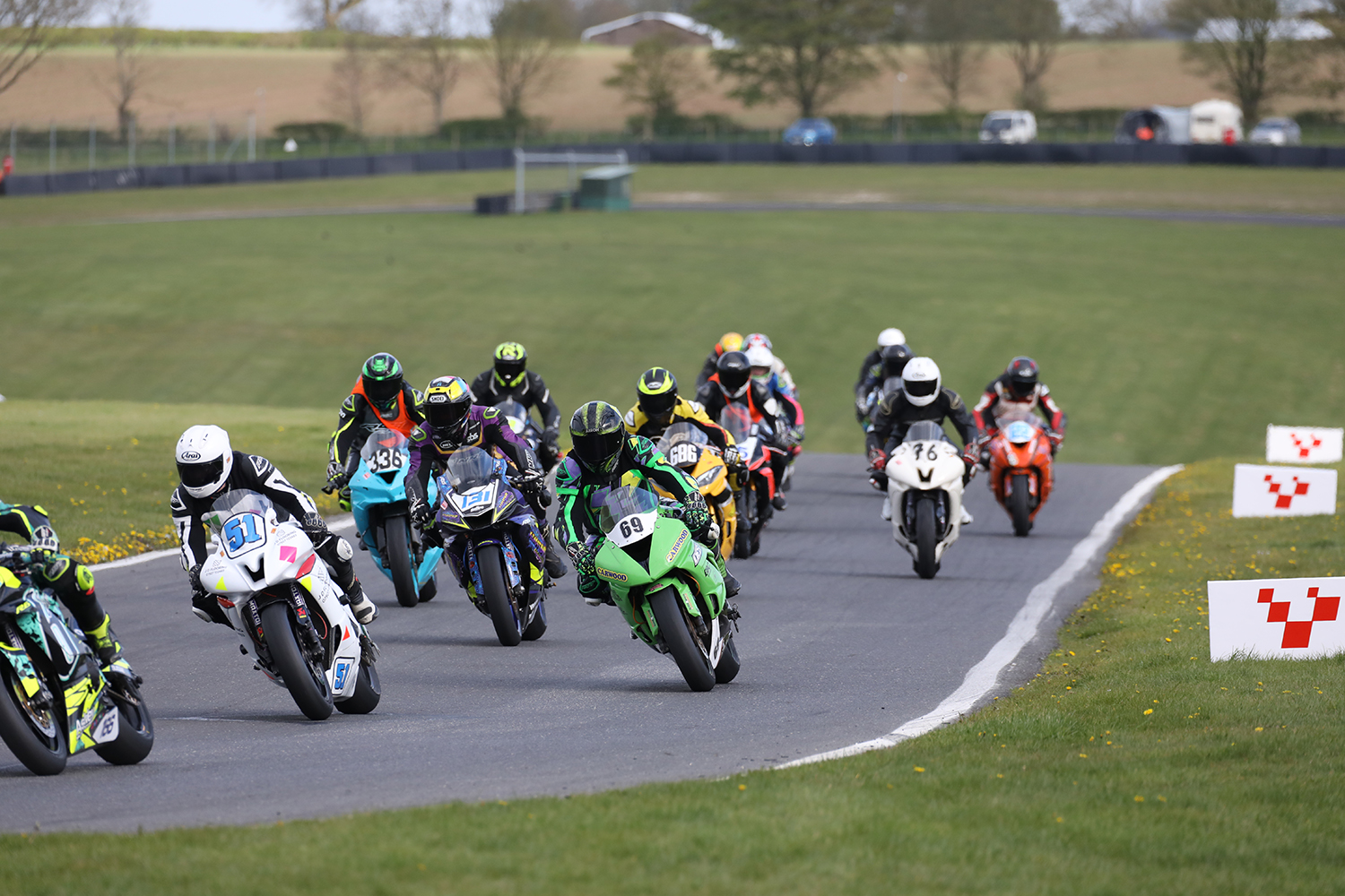 EBC-Equipped NGRRC Trio Continue Campaign at Cadwell Park