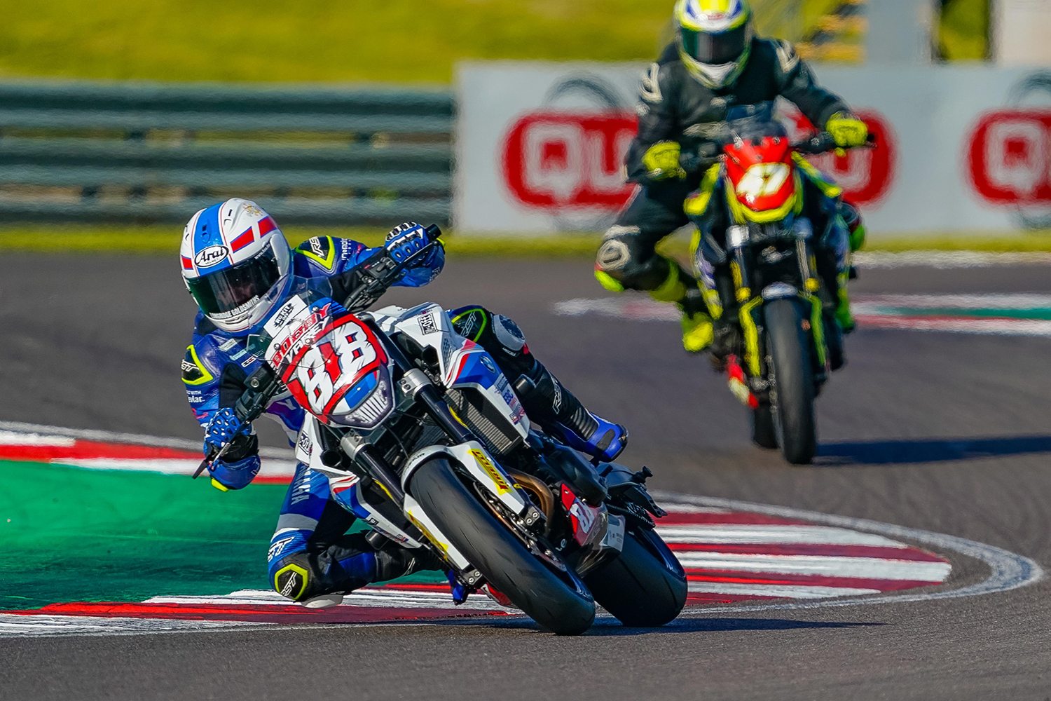 Highs and Lows for GPFAX-Equipped BMW Motorcycle Racer at Donington